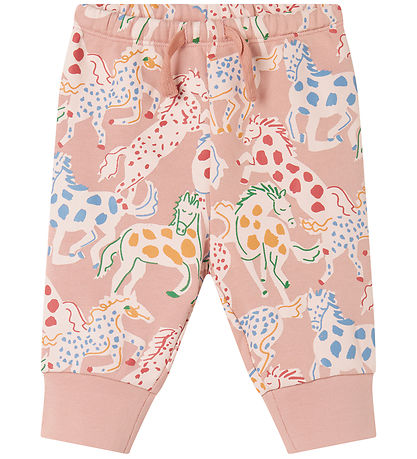 Stella McCartney Kids Joggingbuxur - Bleikt M. Hestar