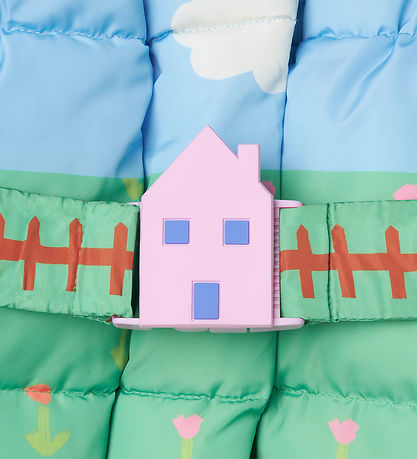 Veste Rembourrée Stella McCartney Kids - Bleu/Vert av. Nuages