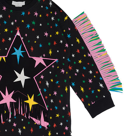 Stella McCartney Kids Joggingkjóll - Svart M. Stjörnur