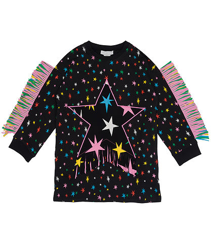 Stella McCartney Kids Joggingkjóll - Svart M. Stjörnur
