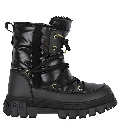 Tommy Hilfiger Winter Boots - Fur Boot - Black