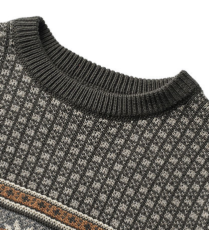 Wheat Blouse - Knitted - Jacquard - Julius - Raven