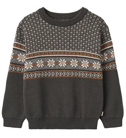 Wheat Blouse - Knitted - Jacquard - Julius - Raven