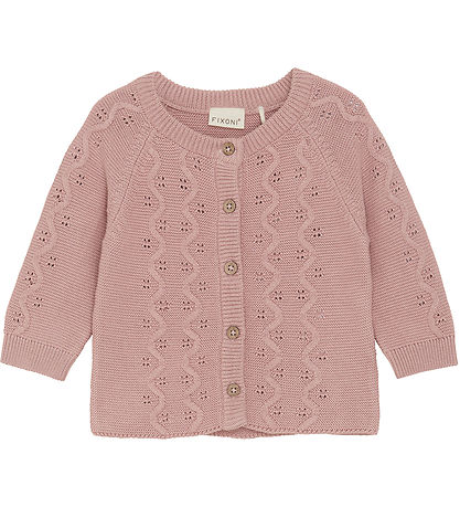 Fixoni Cardigan - Prjónað - Pale Mauve