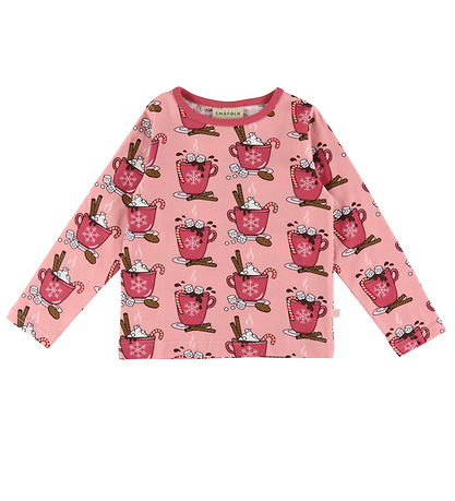 Blouse Småfolk - Mariage Rose av. Chocolat chaud