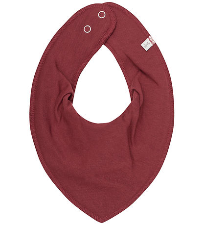 Pippi Baby Teething Bib - Pointy - New Maroon
