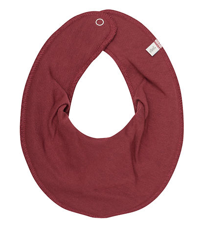 Pippi Baby Teething Bib - Round - New Maroon