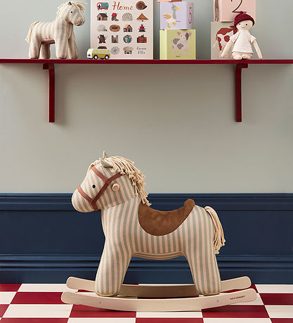 Kids Concept Rocking Horse - Sa M - Aiden - Blue/White
