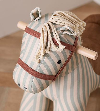 Kids Concept Rocking Horse - Sa M - Aiden - Blue/White