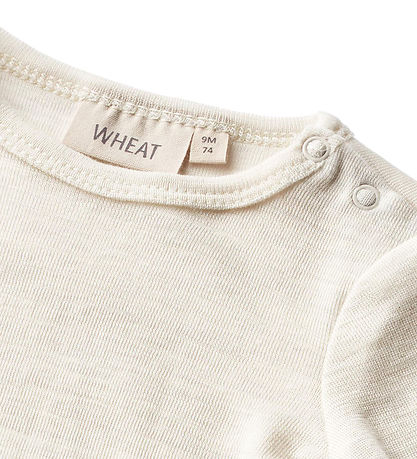 Wheat Bodysuit L/æ - Wool - Lucca - Eggshell Melange
