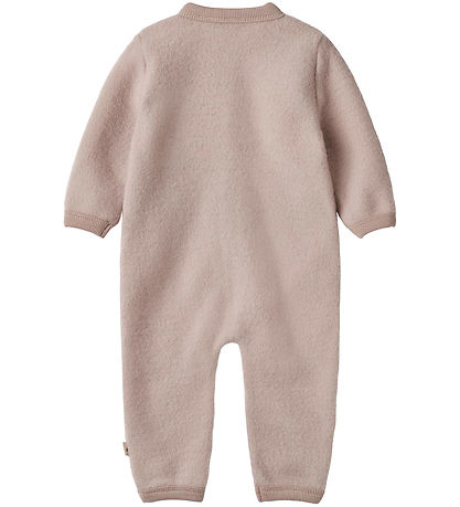 Wheat Jumpsuit - Wool fleece - Levi - Dry Rose