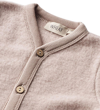 Wheat Jumpsuit - Wool fleece - Levi - Dry Rose