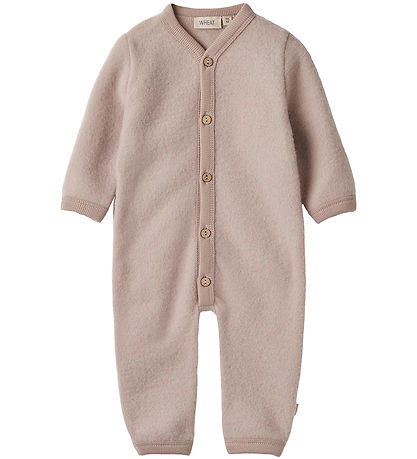 Wheat Jumpsuit - Wool fleece - Levi - Dry Rose