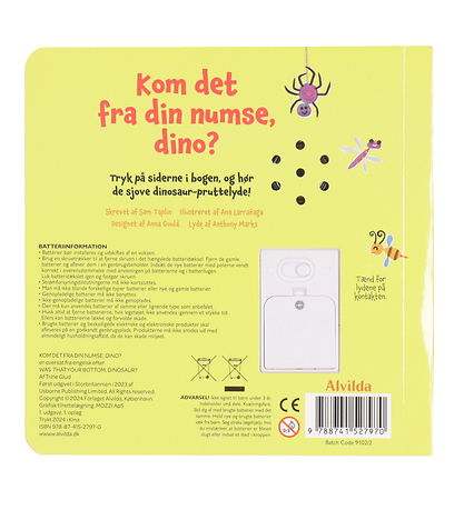 Alvilda Book - Did It Come From Your Butt, Dino? - Danish