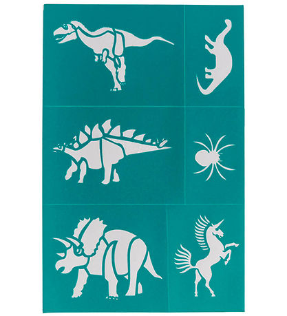 Oh Flossy Andlitsmálning - Förðunarstencils