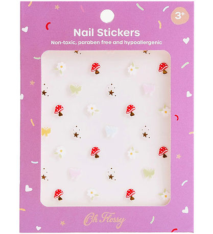 Oh Flossy Nails Stickers - Magic Garden