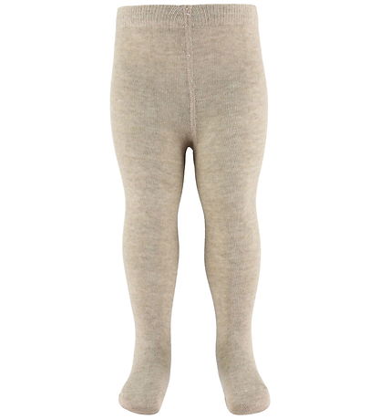 Minymo Tights - Noos - Solid - Silver Mink Melange