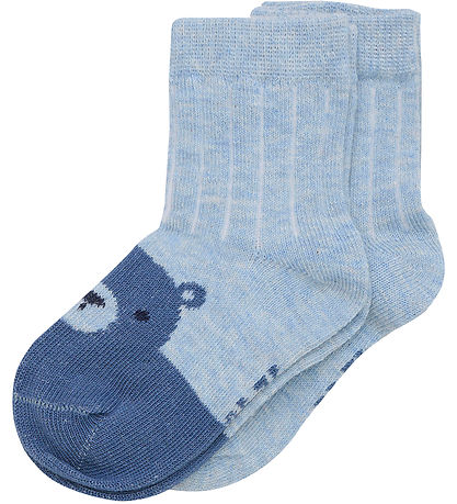 Minymo Socken - Noos - 2er-Pack - Winter Sky