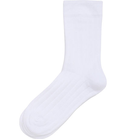 Minymo Socken - 2er-Pack - Rib - Black