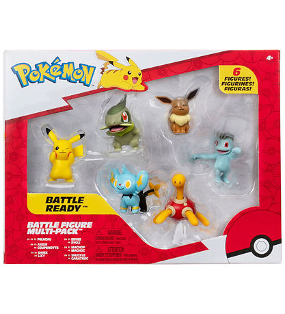 Pokémon Figure - 6-Pack - Battle Figure