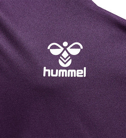 Hummel Stuttermabolur - hmlCore XK Poly - Acai/White