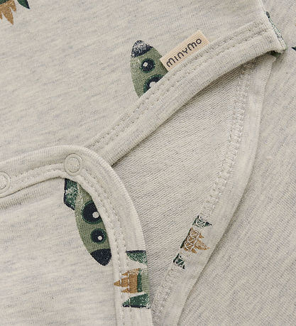 Minymo Samfella L/æ - Grey Melange