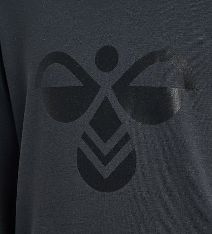 Hummel Hoodie - HmlCuatro - Asphalt/Black