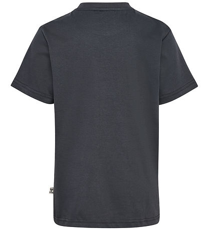 Hummel T-shirt - HmlTres - Asphalt/Black