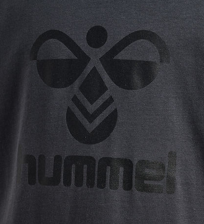 Hummel T-shirt - HmlTres - Asphalt/Black