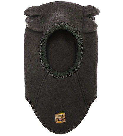 Mikk-Line Balaclava - Wool - Single Layer - Dark Brown Melange w
