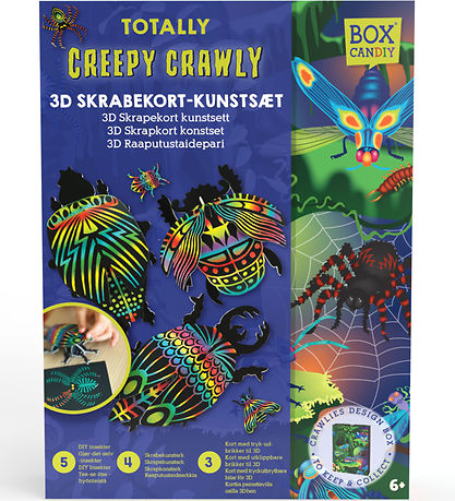 Box Candiy Creation Set - Scratch Cards 3D - Totally Creepy Craw