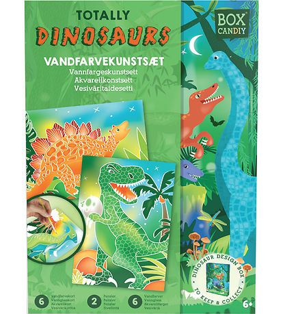 Box Candiy Creation Set - Watercolor Art Kit - Totally Dinosaurs