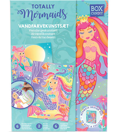 Box Candiy Creation Set - Watercolor Art Kit - Totally Mermaids