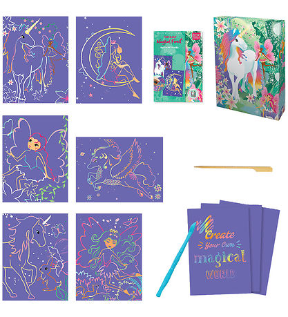 Box Candiy Creation Set - Scratch Art Card Set - Totally Magical