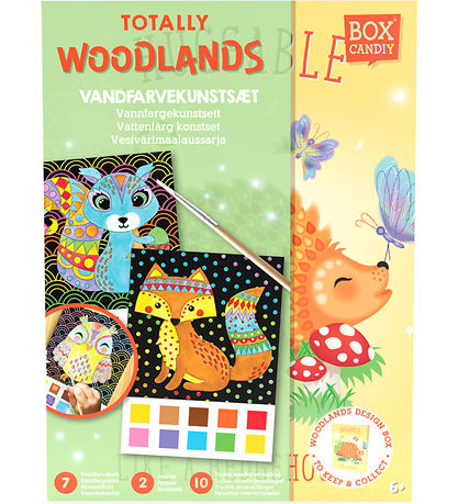 Box Candiy Creation Set - Watercolor Art Kit - Totally Woodlands