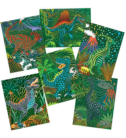 Box Candiy Creation Set - Scratch Art Card Set - Totally Dinosau