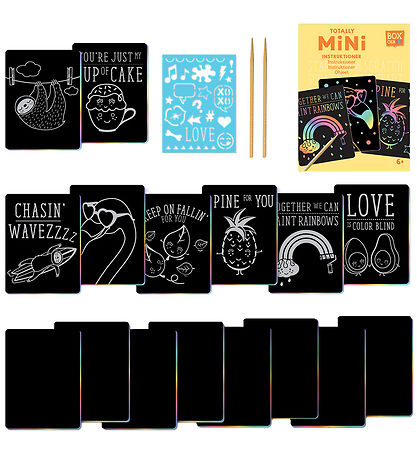 Box Candiy Creation Set - Mini Scratch cards - 16 pcs - Totally 
