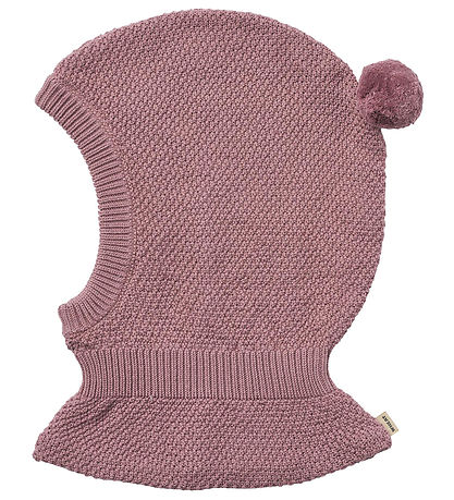 Wheat Balaclava - 2-layer - Knitted - Pomi - Lavender Dawn