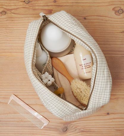 MarMar Toiletry Bag - Deep Lake Check