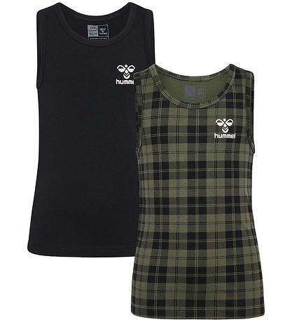 Hummel Unterhemd - hmlNolan - 2er-Pack - Dusty Olive