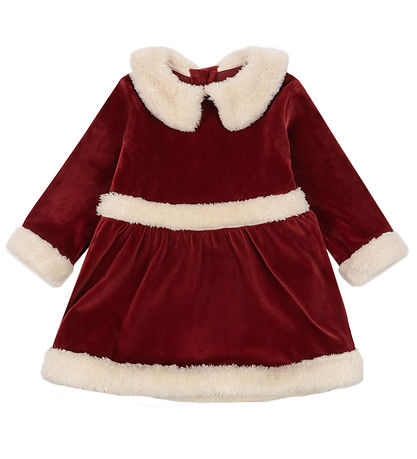Konges Sløjd Dress - Velvet - Christmas - Red Dahlia