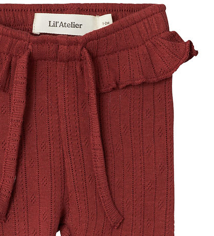 Lil' Atelier Leggings - NbfRachel - Spiced Apple