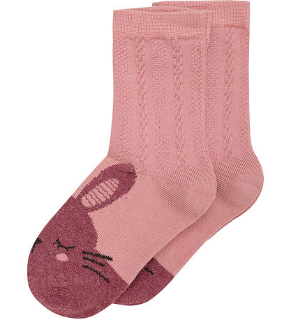 Minymo Socken - 2er-Pack- Ash Rose
