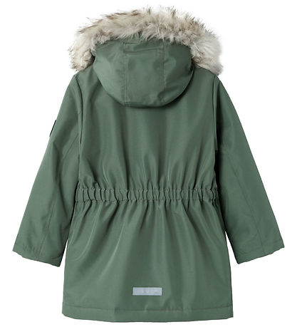 Name It Vinterjacka - NOOS - NkfMilla Parka - Agave Green
