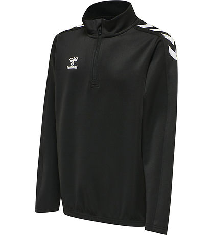 Hummel Sweatshirt - hmlCore XK Half Zip Poly - Svart