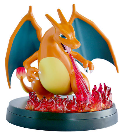 Pokémon Sammelkarte m. Figur - Super Premium-Box - Charizard Ex