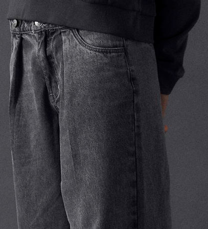 LMTD Byxor - NlfNilizza - Light Grey Denim