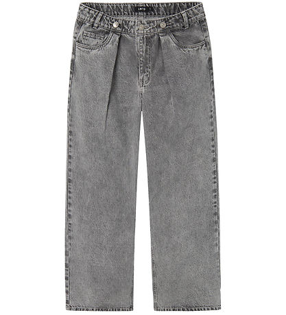 LMTD Byxor - NlfNilizza - Light Grey Denim