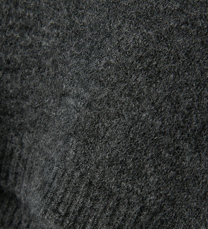 LMTD Blússa - NlfLodet - Prjónað - Dark Grey Melange