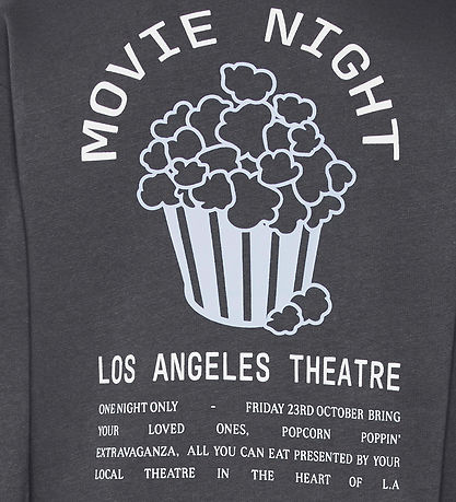 Vero Moda Girl Sweatshirt - VmBitte - Asphalt/Movie Night